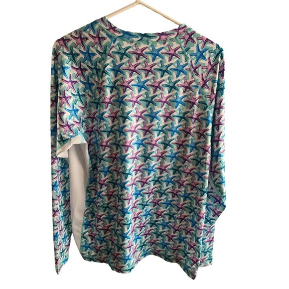 Tormenter Fishing Premium Gear Performance Shirt Starfish Beach Surf Water L - Picture 2 of 7